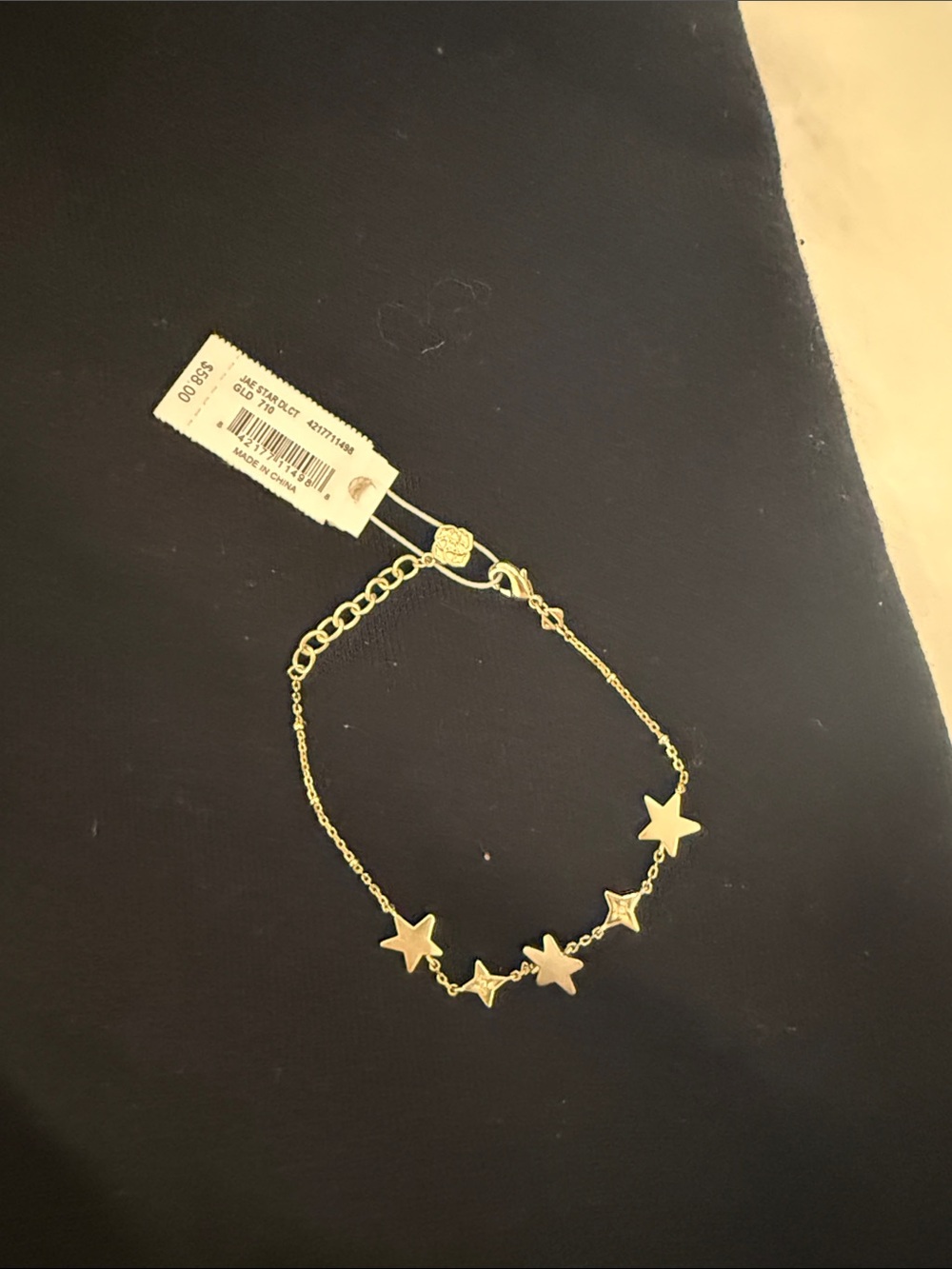 Kendra Scott Gold Star Link Bracelet